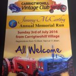 Annual Jimmy McCarthy Memorial Vintage Run July 3rd